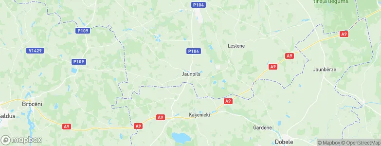 Jaunpils, Latvia Map