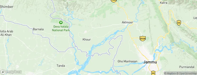 Jauriān, India Map