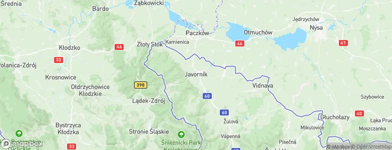 Javorník, Czechia Map