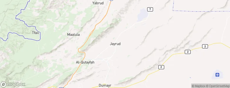 Jayrūd, Syria Map