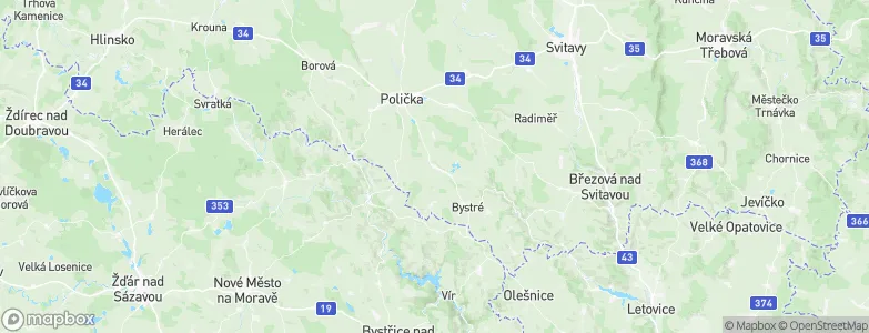 Jedlová, Czechia Map