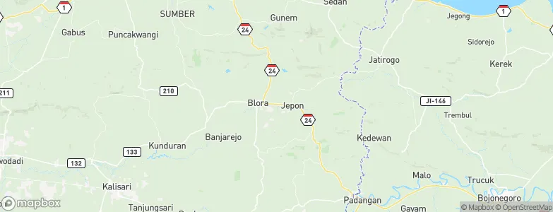 Jejerukrajan, Indonesia Map