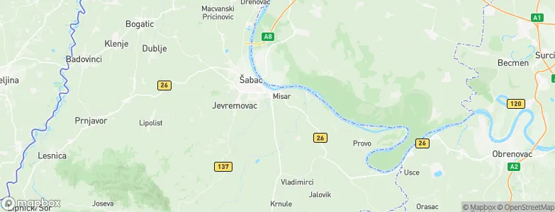 Jelenča, Serbia Map