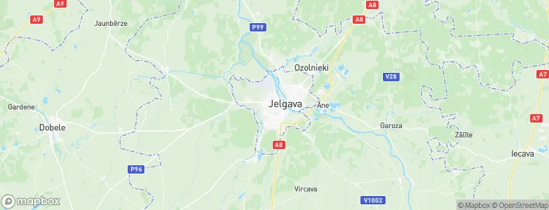 Jelgava, Latvia Map