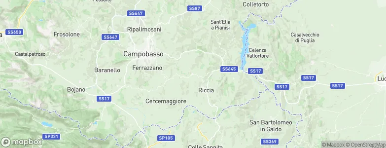 Jelsi, Italy Map