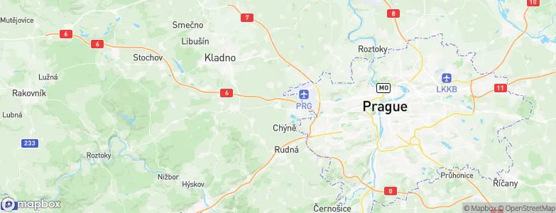 Jeneč, Czechia Map