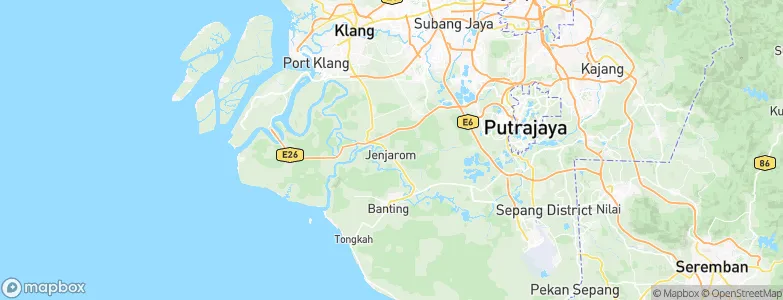 Jenjarum, Malaysia Map