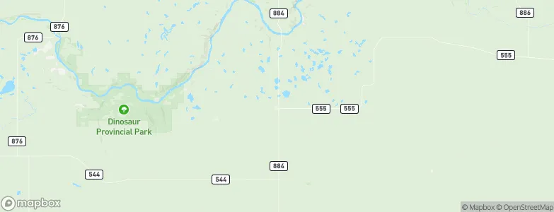 Jenner, Canada Map
