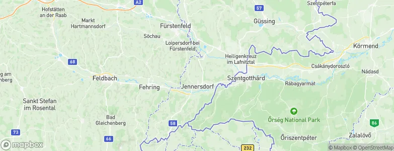 Jennersdorf, Austria Map