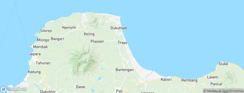 Jepat Kidul, Indonesia Map
