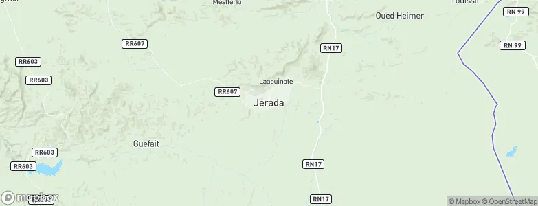 Jerada, Morocco Map