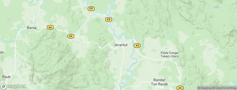 Jerantut, Malaysia Map
