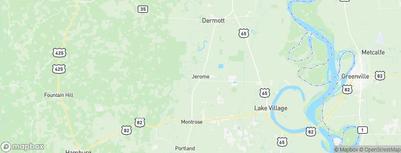Jerome, United States Map