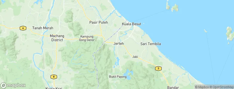 Jertih, Malaysia Map