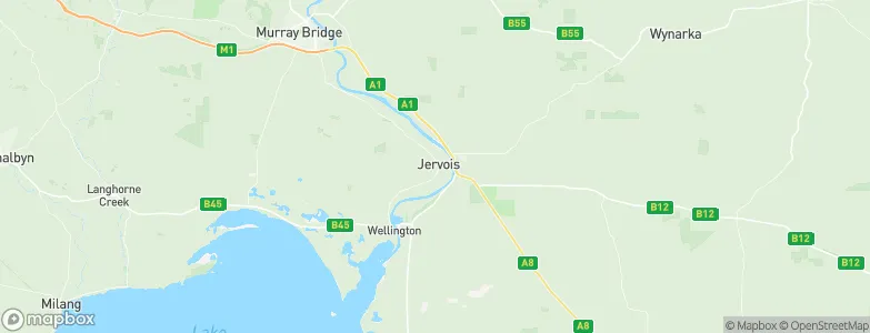 Jervois, Australia Map