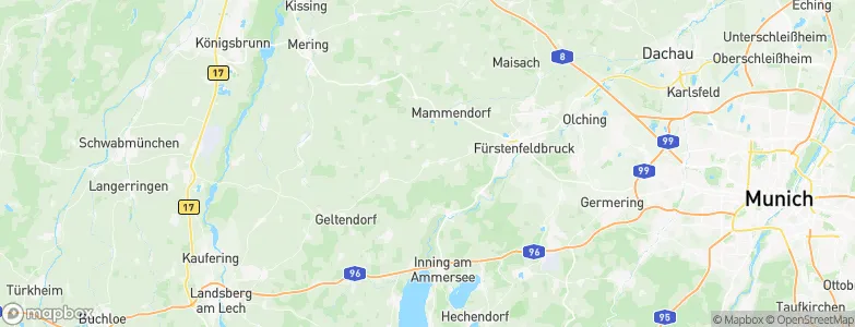 Jesenwang, Germany Map