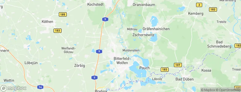 Jeßnitz, Germany Map