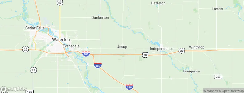 Jesup, United States Map