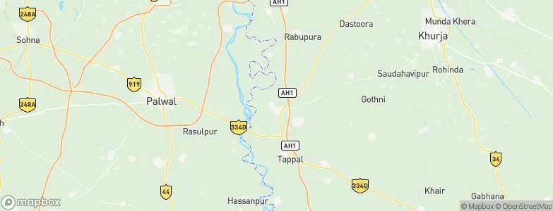 Jewar, India Map