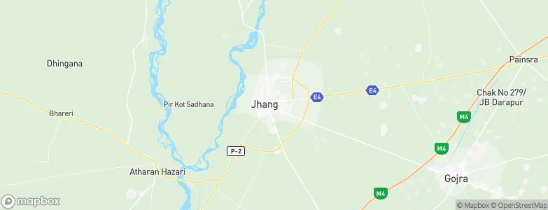 Jhang Sadr, Pakistan Map