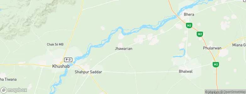 Jhawarian, Pakistan Map