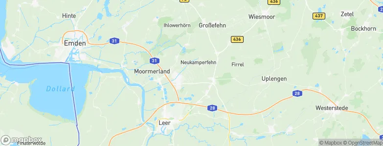 Jheringsfehn, Germany Map