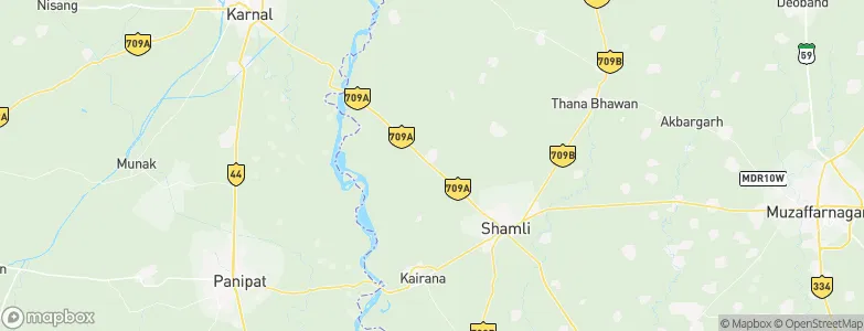 Jhinjhāna, India Map