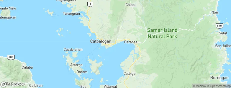 Jiabong, Philippines Map