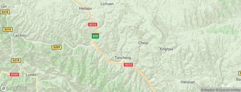 Jiahe, China Map