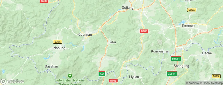 Jiahu, China Map