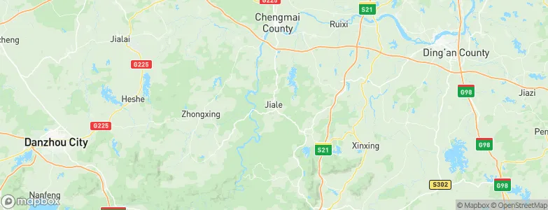 Jiale, China Map