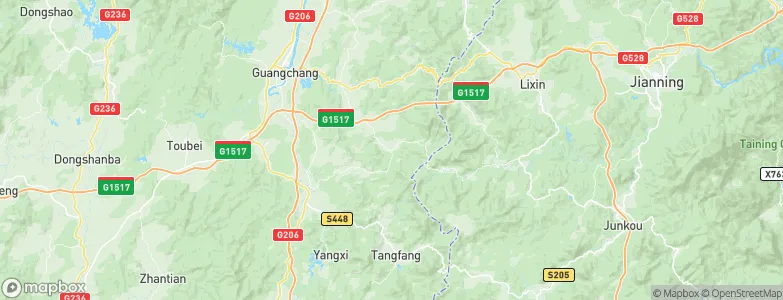 Jianfeng, China Map