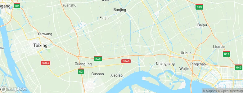 Jiang’an, China Map