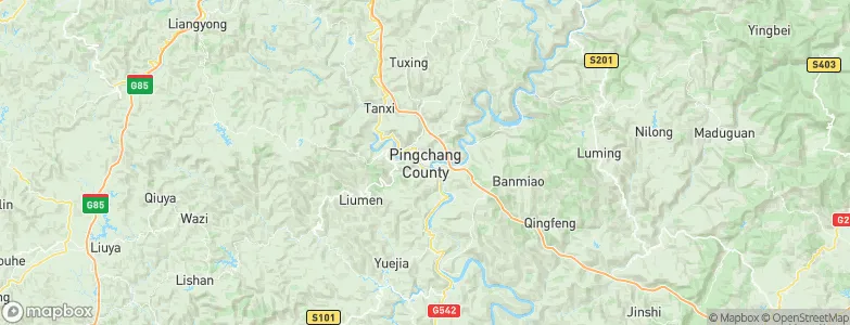 Jiangkou, China Map
