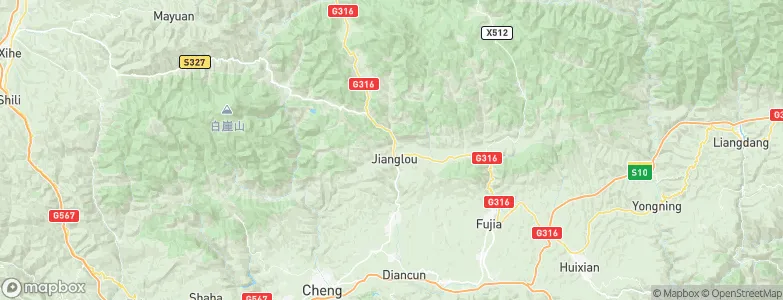 Jiangluo, China Map