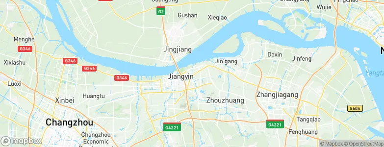 Jiangyin, China Map