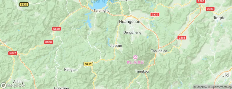 Jiaocun, China Map