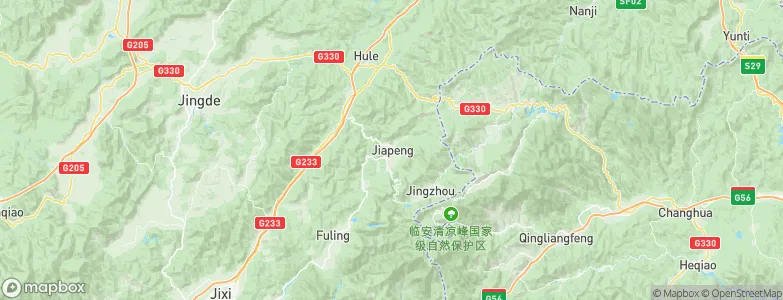Jiapeng, China Map