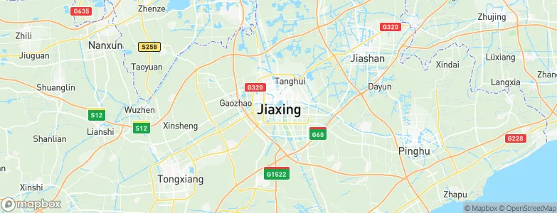 Jiaxing, China Map