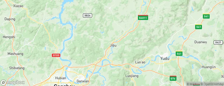 Jibu, China Map