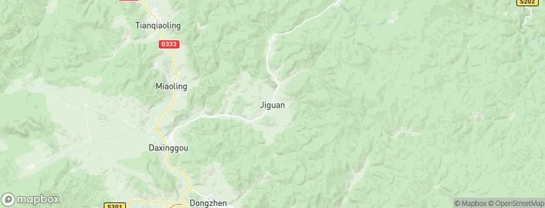 Jiguan, China Map