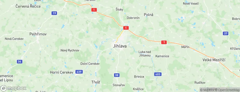 Jihlava, Czechia Map