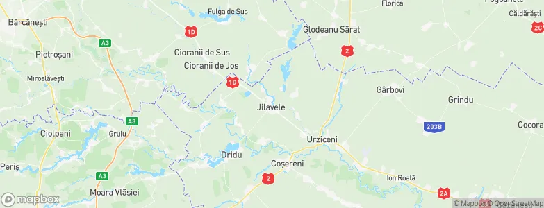 Jilavele, Romania Map