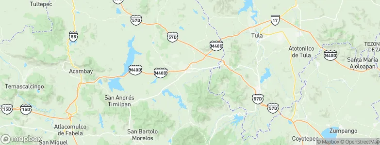 Jilotepec de Molina Enríquez, Mexico Map
