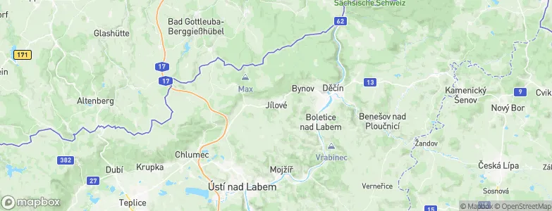 Jílové, Czechia Map