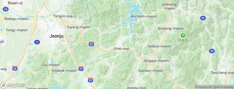 Jinan-gun, South Korea Map