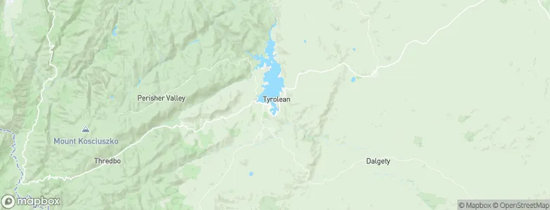 Jindabyne, Australia Map
