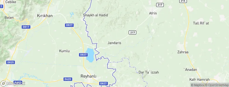 Jindayris, Syria Map