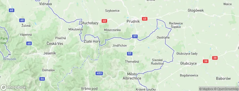 Jindřichov, Czechia Map