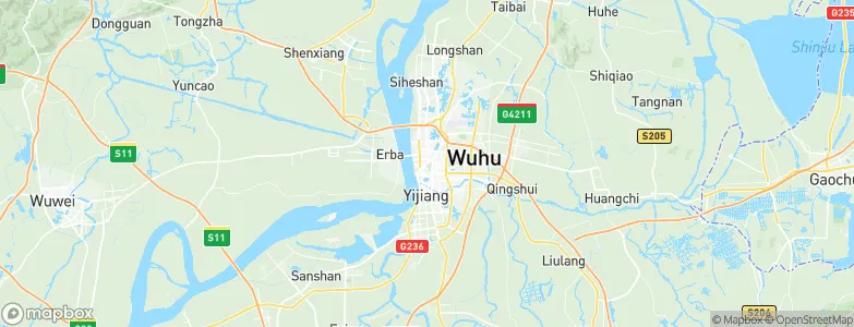 Jinghu, China Map